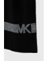Michael Kors Шал мъжки в черно с десен - Pepit.bg