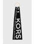 Michael Kors Шал мъжки в черно с десен - Pepit.bg