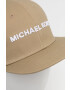 Michael Kors Шапка в бежово с апликация - Pepit.bg