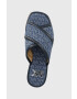 MICHAEL Michael Kors Чехли Gideon Slide в тъмносиньо - Pepit.bg