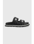 MICHAEL Michael Kors Чехли Michael Kors Stark Slide дамски в черно - Pepit.bg