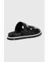 MICHAEL Michael Kors Чехли Michael Kors Stark Slide дамски в черно - Pepit.bg