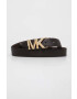 MICHAEL Michael Kors Кожен колан с две лица дамски в кафяво - Pepit.bg