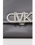 MICHAEL Michael Kors Кожена чанта в сиво - Pepit.bg