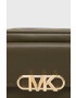 MICHAEL Michael Kors Кожена чанта в зелено - Pepit.bg