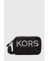 MICHAEL Michael Kors Кожена чанта в черно - Pepit.bg