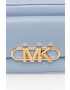 MICHAEL Michael Kors Кожена чанта в синьо - Pepit.bg