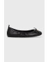 MICHAEL Michael Kors Кожени балеринки Juliette Flat в черно - Pepit.bg