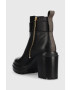 MICHAEL Michael Kors Кожени боти Parker в черно с висок ток - Pepit.bg