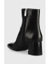 MICHAEL Michael Kors Кожени боти Padma в черно с висок ток - Pepit.bg