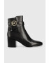 MICHAEL Michael Kors Кожени боти Rory в черно с висок ток - Pepit.bg