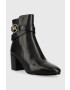 MICHAEL Michael Kors Кожени боти Rory в черно с висок ток - Pepit.bg