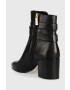 MICHAEL Michael Kors Кожени боти Rory в черно с висок ток - Pepit.bg