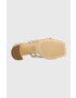 MICHAEL Michael Kors Кожени чехли Hampton в златисто с висок ток 40S3HMMS1M - Pepit.bg