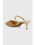 MICHAEL Michael Kors Кожени чехли Jessa в кафяво с ток стилето 40R3JSMP1L - Pepit.bg