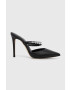 MICHAEL Michael Kors Кожени чехли Jessa в черно с ток стилето 40S3JSHP1L - Pepit.bg