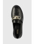 MICHAEL Michael Kors Кожени мокасини Parker в черно с платформа - Pepit.bg