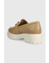 MICHAEL Michael Kors Кожени мокасини Parker в кафяво с платформа 40F2PKFP1L - Pepit.bg