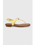 MICHAEL Michael Kors Кожени сандали Mk Plate Thong в зелено - Pepit.bg