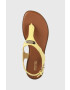MICHAEL Michael Kors Кожени сандали Mk Plate Thong в зелено - Pepit.bg