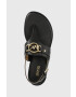MICHAEL Michael Kors Кожени сандали Rory в черно 40S3ROFS1L - Pepit.bg