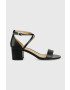MICHAEL Michael Kors Кожени сандали Serena Flex Sandal в черно - Pepit.bg