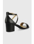 MICHAEL Michael Kors Кожени сандали Serena Flex Sandal в черно - Pepit.bg