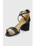 MICHAEL Michael Kors Кожени сандали Serena Flex Sandal в черно - Pepit.bg