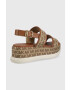 MICHAEL Michael Kors Сандали Presley Platform Sandal дамски в кафяво с платформа - Pepit.bg