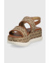 MICHAEL Michael Kors Сандали Presley Platform Sandal дамски в кафяво с платформа - Pepit.bg