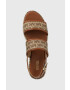 MICHAEL Michael Kors Сандали Presley Platform Sandal дамски в кафяво с платформа - Pepit.bg