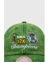 Mitchell&Ness Памучна шапка с козирка Boston Celtics в зелено с апликация - Pepit.bg