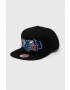 Mitchell&Ness Шапка с козирка Charlotte Hornets в черно с апликация - Pepit.bg