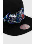Mitchell&Ness Шапка с козирка Charlotte Hornets в черно с апликация - Pepit.bg