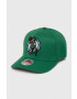 Mitchell&Ness Шапка с козирка с вълна Boson Celtics в зелено с апликация - Pepit.bg