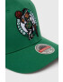 Mitchell&Ness Шапка с козирка с вълна Boson Celtics в зелено с апликация - Pepit.bg