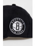 Mitchell&Ness Шапка с козирка с вълна BOSTON CELTICS в сиво с апликация - Pepit.bg