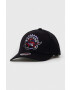 Mitchell&Ness Шапка с козирка с вълна Brooklyn Nets в черно с апликация - Pepit.bg