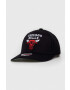 Mitchell&Ness Шапка с козирка с вълна Brooklyn Nets в черно с апликация - Pepit.bg