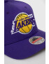 Mitchell&Ness Шапка с козирка с вълна Los Angeles Lakers в лилаво с апликация - Pepit.bg