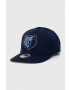 Mitchell&Ness Шапка с козирка с вълна Memphis Grizzlies в тъмносиньо с апликация - Pepit.bg