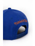 Mitchell&Ness Шапка с козирка с вълна New York Knicks в синьо с апликация - Pepit.bg