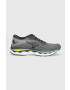 Mizuno Обувки за бягане Wave Sky 6 в сиво - Pepit.bg