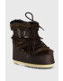 Moon Boot Апрески Icon Low Faux Fur в кафяво - Pepit.bg