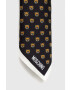 Moschino Копринено джобно каре в черно - Pepit.bg