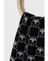 Moschino Шал дамски в черно с десен - Pepit.bg