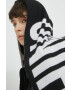 Moschino Шал с качулка с вълна - Pepit.bg