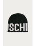 Moschino Шапка в черно с фина плетка от вълна - Pepit.bg
