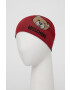 Moschino Шапка в червено с фина плетка - Pepit.bg