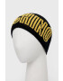Moschino Шапка в черно с фина плетка от вълна - Pepit.bg